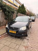 Volkswagen Polo 1.4 16V 80PK 2009 Zwart, Auto's, Volkswagen, Voorwielaandrijving, Stof, 4 cilinders, Electronic Stability Program (ESP)