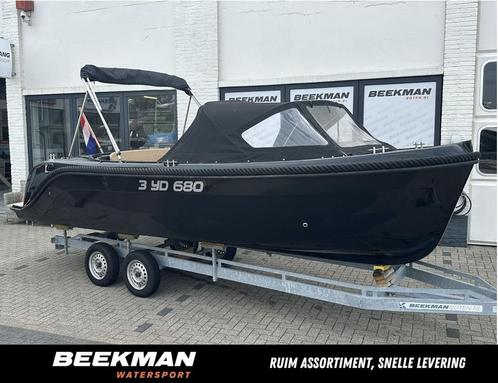 Oud-Huijzer 616 Tender (bj 2020), Watersport en Boten, Sloepen, Gebruikt, 70 pk of meer, 6 meter of meer, Benzine, Polyester