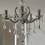 Moderne LifeStyle chandelier van glas voor 5 lampen, Ophalen, Zo goed als nieuw, Glas