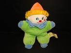 HAPPY HORSE CLOWN VELOURS GROEN/BLAUW MET WIT HOOFD EN ORANJ, Kinderen en Baby's, Speelgoed | Knuffels en Pluche, Ophalen of Verzenden