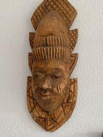 Houten masker, rijk gedecoreerd, 46cm, Ophalen of Verzenden
