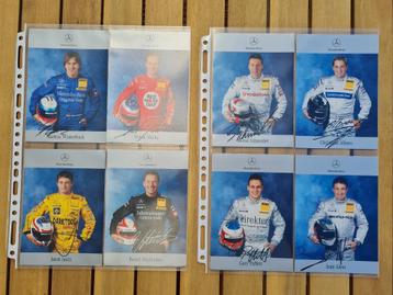 Mercedes-Benz 2004 DTM Mercedes Team Ansichtkaart 8 stuks beschikbaar voor biedingen