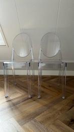 Elisabeth transparante design stoel barok style  2 stuks, Huis en Inrichting, Stoelen, Ophalen, Overige materialen, Twee, Overige kleuren