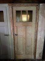 TE KOOP: 2 OUDE DEUREN INCL. KOZIJN (zelf demonteren), Doe-het-zelf en Verbouw, Deuren en Horren, Ophalen, Gebruikt, 120 cm of meer