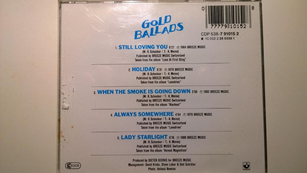 Scorpions - Gold Ballads, Ophalen of Verzenden, Zo goed als nieuw