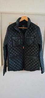 Save the Duck gewatteerde jas - Maat L, Ophalen of Verzenden, Zo goed als nieuw, Zwart