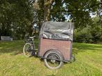 Bakfiets opknapper (niet electrisch), Fietsen en Brommers, Fietsen | Bakfietsen, Ophalen, Gebruikt, Huif, 2 kinderen