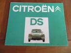 Folder Citroen DS, D Special, D Super5, DS 23, Pallas, Break, Ophalen of Verzenden, Zo goed als nieuw, Citroën, Citroën