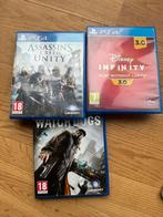 Watchdogs, Assassin’s Creed Unity, Disney Infinity 3.0, Spelcomputers en Games, Games | Sony PlayStation 4, Avontuur en Actie