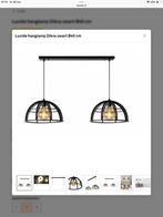 Industriële Dubbele Hanglamp, Huis en Inrichting, Lampen | Hanglampen, Ophalen of Verzenden, Zo goed als nieuw, Metaal, 50 tot 75 cm