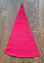 Kabouter muts rode stof / herfst, Ophalen of Verzenden, Zo goed als nieuw