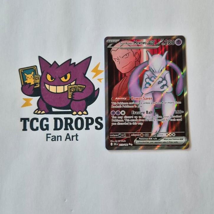 Team Rocket's Mewtwo	213/182	Destined Rivals, Hobby en Vrije tijd, Verzamelkaartspellen | Pokémon, Zo goed als nieuw, Ophalen of Verzenden