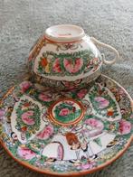 Antiek Chinees theekopje met schotel, Ophalen