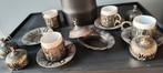 Authentiek turks koffieservies voor 4 personen, Ophalen of Verzenden