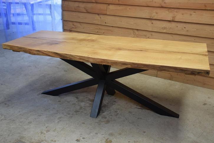 Diverse boomstam eettafels, bartafels en statafels, Huis en Inrichting, Tafels | Statafels, Nieuw, Ophalen