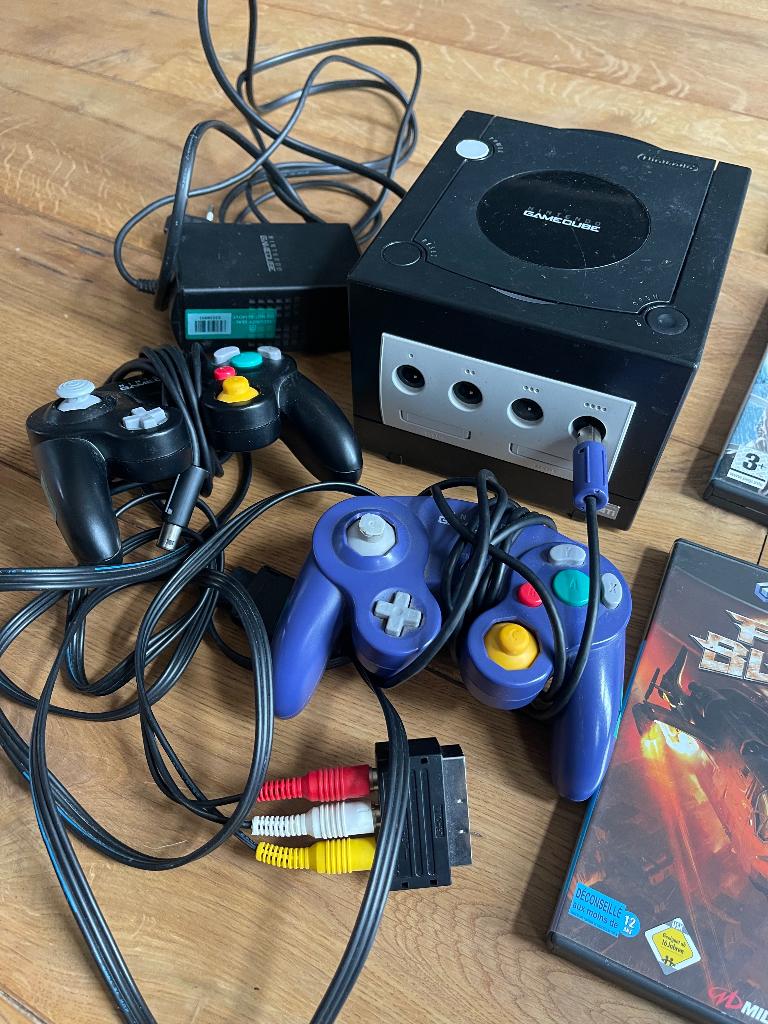 Game cube Nintendo + spellen, Gebruikt, 2 spelers, Vanaf 3 jaar, Ophalen