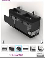Bellanti Badkamer meubel 140, Huis en Inrichting, Badkamer | Badkamermeubels, Ophalen, 100 tot 150 cm, Minder dan 100 cm, Wasbak of Wastafel