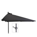 Balkon parasol, Ophalen of Verzenden, Zo goed als nieuw, 1 tot 2 meter, Verstelbaar