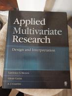 Applied Multivariate Research - Design & Interpretation, Gelezen, Lawrence S. Meyers, Glenn Gamst, A. J. Guarino, Ophalen of Verzenden