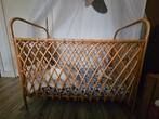 Rotan ledikant, Kinderen en Baby's, Ophalen, Gebruikt, Minder dan 140 cm, Minder dan 70 cm