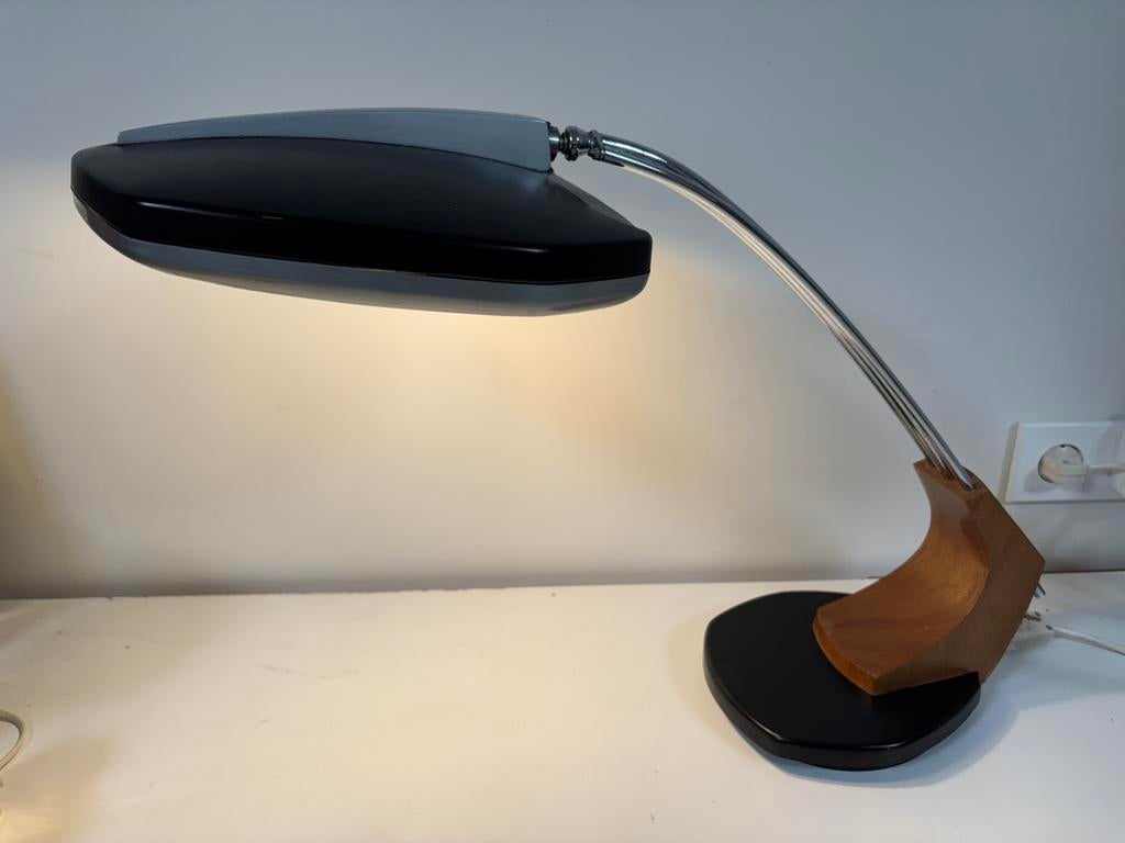 FASE Falux-bureaulamp 1960,  Luis Perez de la Oliva  Spanje, Ophalen of Verzenden, Zo goed als nieuw, Minder dan 50 cm