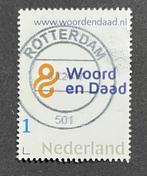 Persoonlijke postzegel Nederland Woord en Daad gestempeld, Postzegels en Munten, Na 1940, Verzenden, Gestempeld