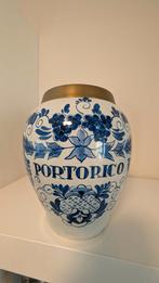 Delfts Blauw Portorico tabakspot, apothekerspot, Ophalen of Verzenden