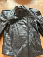 Zwarte leren damesjas Zara Basic XS / 36, Ophalen of Verzenden, Zo goed als nieuw, Maat 34 (XS) of kleiner, Zwart