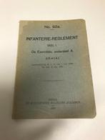 Infanterie Reglement 92a 1939, Ophalen of Verzenden, Landmacht, Nederland, Boek of Tijdschrift