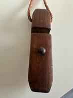 Antieke houten katrol met touw, Ophalen of Verzenden