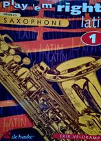 Play 'em Right! Altsaxofoon  deel 1 en 2. - Latin, Muziek en Instrumenten, Bladmuziek, Gebruikt, Ophalen of Verzenden, Populair