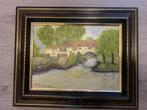 olieverf schilderij, Antiek en Kunst, Kunst | Schilderijen | Klassiek, Ophalen of Verzenden