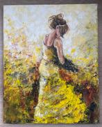 Schilderijen acryl op canvas, Huis en Inrichting, Woonaccessoires | Schilderijen, Tekeningen en Foto's, Ophalen, 50 tot 75 cm