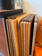 9x lundia kastplanken (80x40cm) + twee kast deurtjes, Ophalen