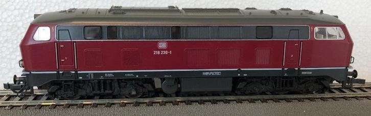 Fleischmann diessellok Br 218 230 van de DB, Hobby en Vrije tijd, Modeltreinen | H0, Gebruikt, Locomotief, Gelijkstroom, Fleischmann