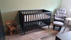 Europe Baby Sterre Black/Oak ledikant 70x140 + Matras, Ophalen, Zo goed als nieuw, Ledikant