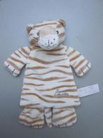 Tiamo Collection superzacht pluche roomwit-bruin tijger doek, Kinderen en Baby's, Speelgoed | Knuffels en Pluche, Ophalen of Verzenden