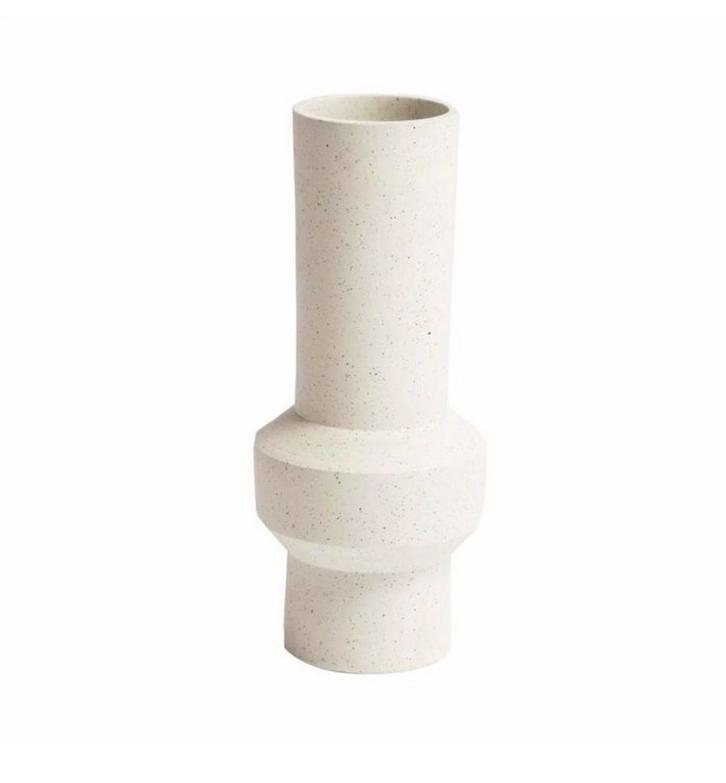HKliving speckled vaas., Huis en Inrichting, Woonaccessoires | Vazen, Zo goed als nieuw, Overige kleuren, Minder dan 50 cm, Aardewerk of Porselein