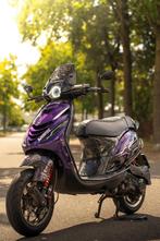 Piaggio Zip 80cc 4T 4V 2017 - Custom, Fietsen en Brommers, Scooters | Piaggio, Ophalen, Maximaal 45 km/u, Zip, Zo goed als nieuw