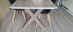 Eetkamertafel, Huis en Inrichting, Tafels | Eettafels, Ophalen, Gebruikt, 50 tot 100 cm, Vijf personen of meer