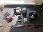 Sony A350 - veel inbegrepen, Audio, Tv en Foto, Fotocamera's Digitaal, Ophalen of Verzenden, Zo goed als nieuw, Sony, 8 keer of meer