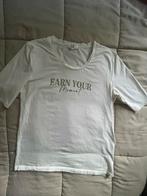 C&S the label shirt maat M, Verzenden, Zo goed als nieuw, Wit, Korte mouw