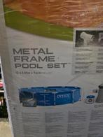 Intex Metal Frame Zwembad met Pomp, Tuin en Terras, Zwembaden, Ophalen, Rond, Nieuw, Opzetzwembad