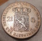 Rijksdaalder 1862 Willem III Zilver, Koning Willem III, Zilver, Ophalen of Verzenden, Losse munt