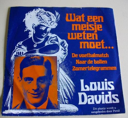 Louis Davids EP   De voetbalmatch e.a., Cd's en Dvd's, Vinyl Singles, Gebruikt, EP, Nederlandstalig, Ophalen of Verzenden