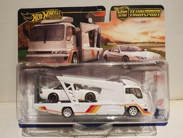 Hotwheels Premium 1/64 Toyota Soarer & Kousoku Hauler beschikbaar voor biedingen