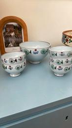 Vintage pinda set kommetjes in stijl van Hans Wagner, Antiek en Kunst, Ophalen of Verzenden