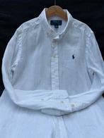 Linnen overhemd Polo wit jongen 10 jaar, Ophalen of Verzenden, Gebruikt, Polo Ralph Lauren, Jongen