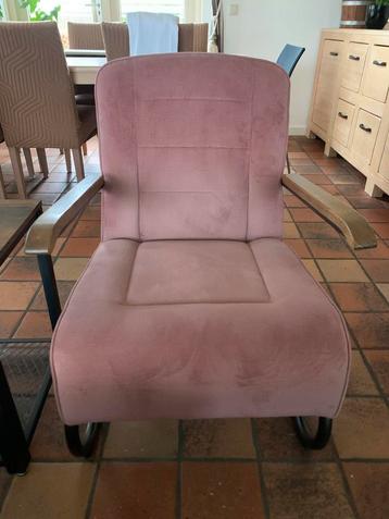 Fauteuil Ivar, roze/zalm, Leen Bakker beschikbaar voor biedingen