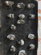 diverse schedelringen, Sieraden, Tassen en Uiterlijk, Ringen, Overige kleuren, ., Nieuw, Ophalen of Verzenden